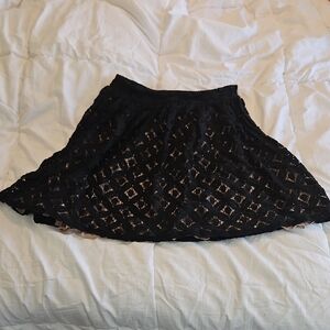 Anthropologie Julienne Brand Elegant Black Lace Skirt
